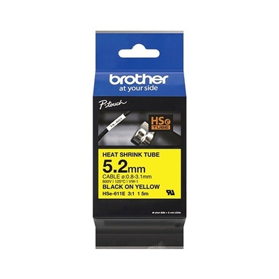 Product Ταινία Ετικετογράφου Brother HSe-611E - Black base image