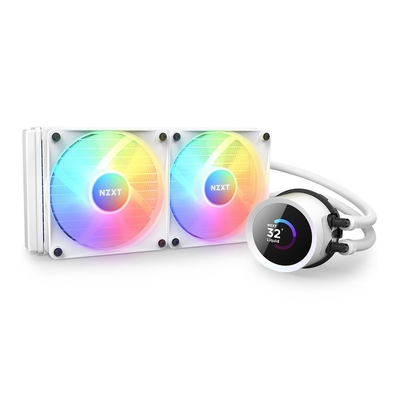 Product Ψύκτρα CPU Nzxt Kraken 240 RGB White 1700/AM5 base image