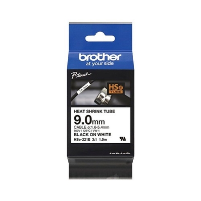 Product Ταινία Ετικετογράφου Brother - Roll 0.9cm x 1.5 m - Black to White base image