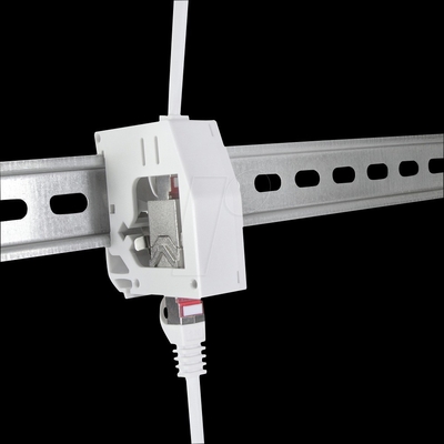 Product Αντάπτορας Δικτύου Logilink m.Cat.6A-coupling,2xRJ45-socket base image
