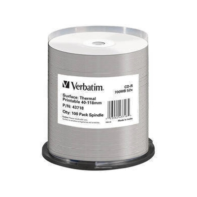 Product CD-R Verbatim 700MB 100psc Spindel Surface for Rimage 52x base image