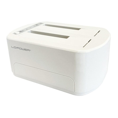 Product Docking Station Σκληρών Δίσκων LC-Power USB 3.2 2,5"/3,5" SATA/SSD (White) base image
