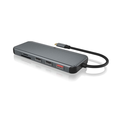 Product Docking Station Icy Box USB-C with dreifacher video output base image