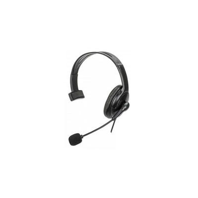 Product Multimedia Headset Manhattan Mono USB-links / right portable 2m cable(Black) base image