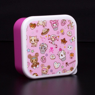 Product Gadget Thumbs up! Tokidoki snack boxes set of 4 pink/white base image