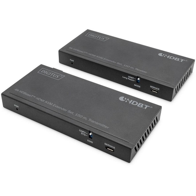 Product KVM & Data Switch Digitus 4K HDBaseT HDMI Set USB 2.0 150m base image