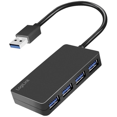 Product USB Hub Logilink USB 3.2 4-port, Gen1 Black base image