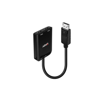 Product KVM Switch Lindy DisplayPort to 2 Port HDMI MST base image