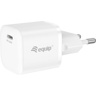 Product Φορτιστής Πρίζας Equip 1Port 20W,1xUSB-C PD 25pcs/Pack White base image