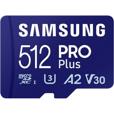Product Κάρτα Μνήμης MicroSD 512GB Samsung SDXC PRO Plus (2023)(CL10) base image