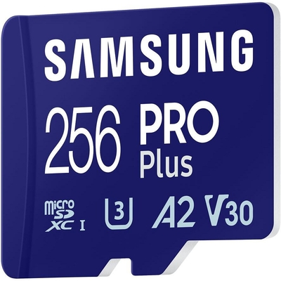 Product Κάρτα Μνήμης MicroSD 256GB Samsung SDXC PRO Plus (2023)(CL10) base image