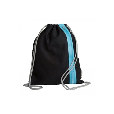 Product Σχολική Τσάντα Pagna Turnbeutel Go Black/azurblue Zipper 46x36cm base image