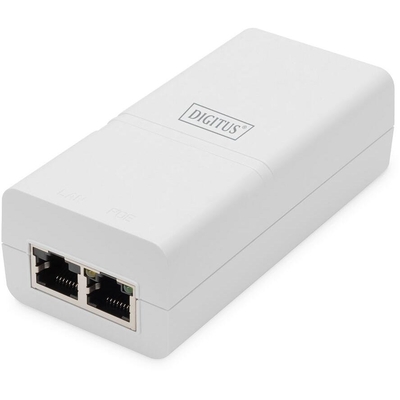 Product PoE Injektor Digitus Gigabit Ethernet 802.3at 30W White base image