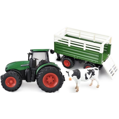 Product Τηλεκατευθυνόμενο Amewi Traktor with livestock transporter LiIon 500mAh green/6+ base image