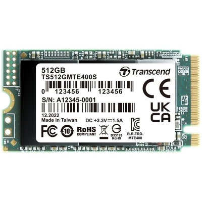 Product Σκληρός Δίσκος M.2 SSD 512GB Transcend MTE400S (2242) PCIe Gen3 x4 NVMe base image