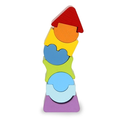 Product Βρεφικό Παιχνίδι Jamara wooden toy Kidiwood stacking tower 8 pieces 2+ base image