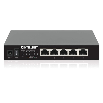 Product Network Switch Intellinet 5-Port 2,5G Ethernet PoE+ 55 W 4xPSE Ports base image