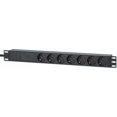 Product Πολύπριζο Ασφαλείας Intellinet 7fach 2m cable 1HE overvoltage base image