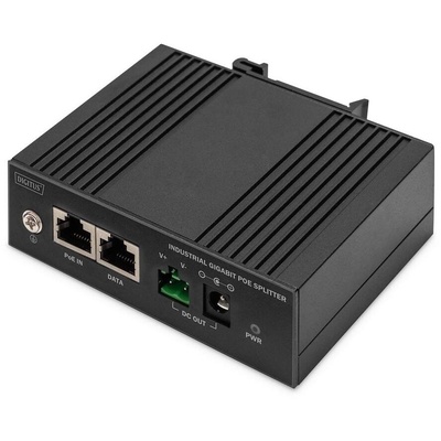 Product POE Splitter Digitus Splitter Industrial 802.3at/af DIN 60W base image