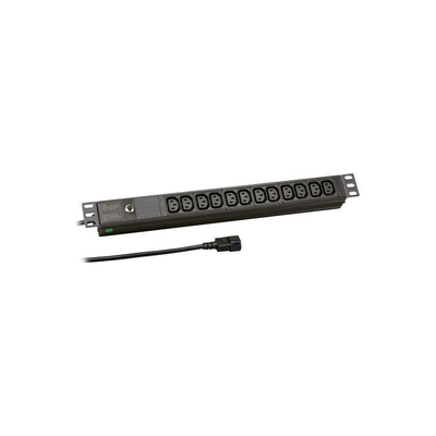 Product Πολύπριζο Ασφαλείας EFB 19" 1HE for USV 12xC13, supply line C14 base image