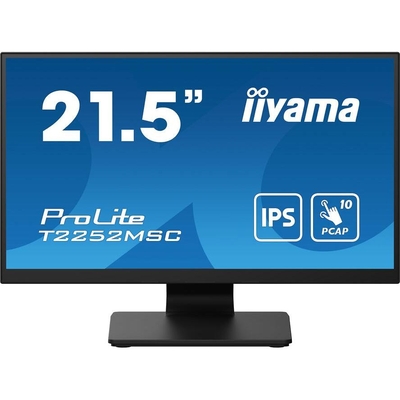 Product Monitor 21,5" Iiyama 54.5cm T2252MSC-B2 16:9 M-Touch HDMI+DP base image