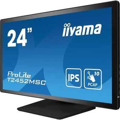 Product Monitor 23,8" Iiyama 60.5cm T2452MSC-B1 16:9 M-Touch HDMI+USB IPS base image