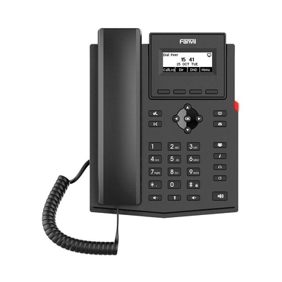 Product Ενσύρματο Τηλέφωνο IP Fanvil X301P Black base image
