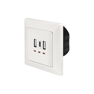 Product Πρίζα Logilink flush-mounted socket, 2x USB-A, 1x USB-C base image