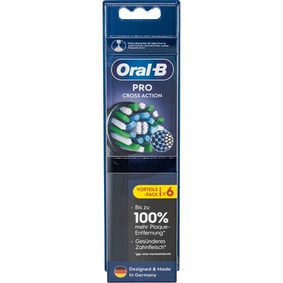 Product Ανταλλακτικές Κεφαλές για Οδοντόβουρτσα Oral-B Black ProCrossAction CleanMaximizer 6pc base image