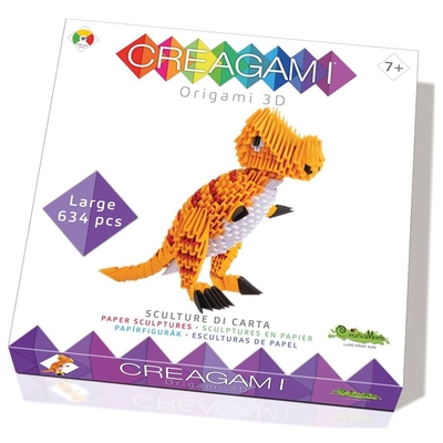 Product Puzzle 3D Creagami Origami T-Rex 634 Pieces base image