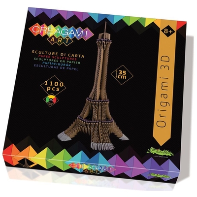 Product Puzzle 3D Creagami Origami Eiffel Tower 1100 Pieces base image