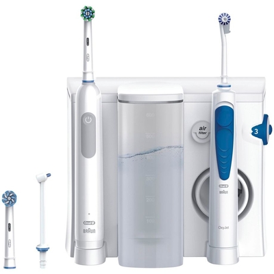 Product Ηλεκτρική Οδοντόβουρτσα Oral-B Center OxyJet Oral Irrigator + Oral-B Pro 1 base image