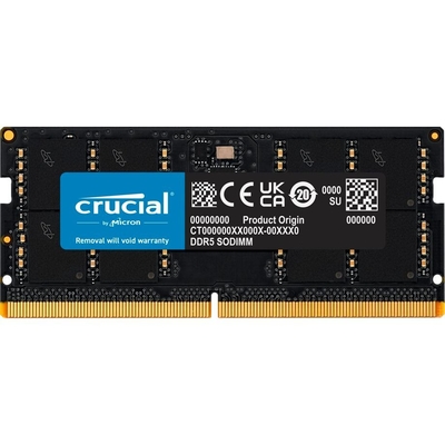 Product Μνήμη RAM Φορητού DDR5 32GB Crucial 5600 SODIMM CL46 (16Gbit) base image