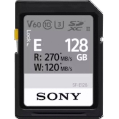 Product Κάρτα Μνήμης SDXC 128GB Sony E series UHS-II Class 10 U3 V60 base image