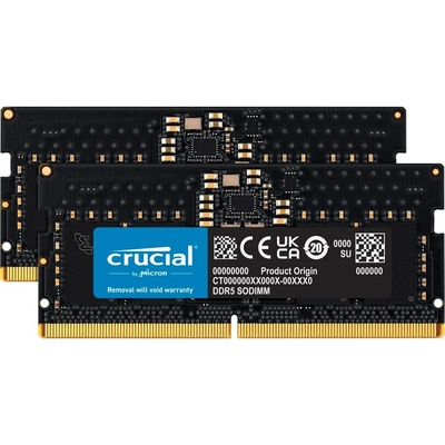 Product Μνήμη RAM Φορητού DDR5 16GB Crucial 5600 Kit 2x8GB SODIMM CL46 (16Gbit) base image