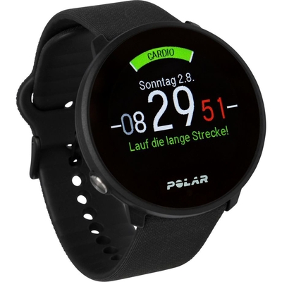 Product Smartwatch Polar Unite Black S-L silicone strap with pin buckle base image