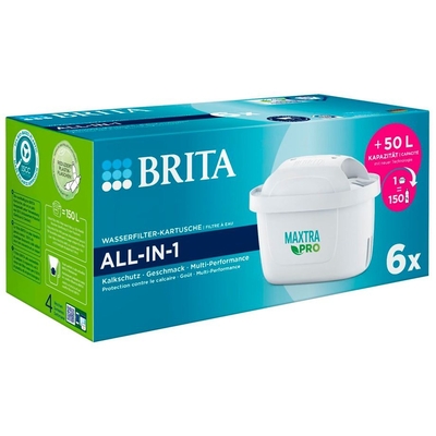 Product Ανταλλακτικά Φίλτρα Νερού Brita MAXTRA PRO ALL-IN-1 Pack 6 base image