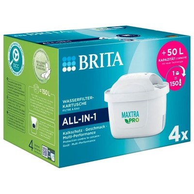 Product Ανταλλακτικά Φίλτρα Νερού Brita MAXTRA PRO ALL-IN-1 Pack 4 base image