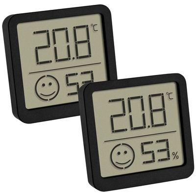 Product Μετεωρολογικός Σταθμός TFA 30.5053.01.02 2er Set Black Digital base image