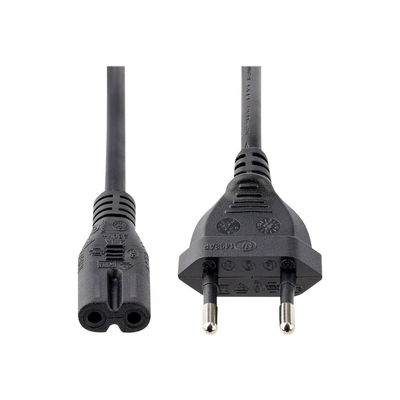 Product Καλώδιο Τροφοδοσίας StarTech EU Shuko to C7 2m Black base image