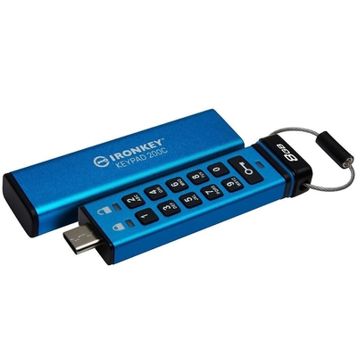 Product USB Flash 8GB Kingston IronKey Keypad 200C base image