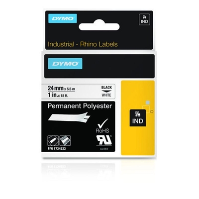 Product Ταινία Ετικετογράφου Dymo Rhino Black White (1734523) base image