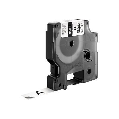 Product Ταινία Ετικετογράφου Dymo Vinyl (18483) Black White (S0718210) base image