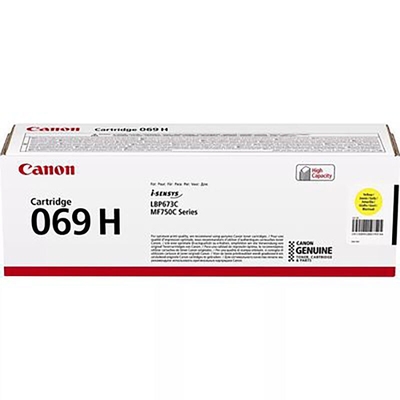 Product Toner Canon Cartridge 069H Yellow (5095C004) base image