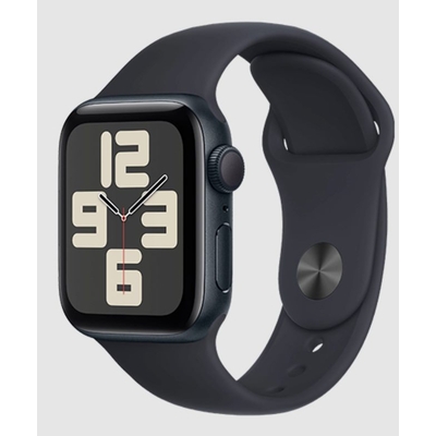 Product Smartwatch Apple Watch SE (2023) GPS 40mm Midnight Aluminium Case with Sport Band S/M - Midnight EU base image