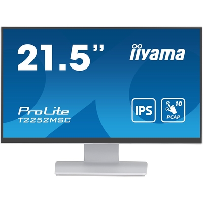 Product Monitor 21.5" Iiyama T2252MSC-W2 White BONDED base image