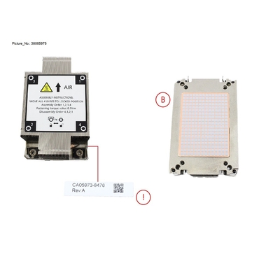 Product Ψύκτρα Server Fujitsu COOLER KIT for 2ND CPU base image