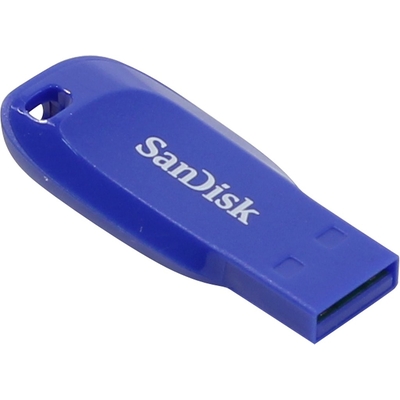 Product USB Flash 64GB SanDisk CRUZER BLADE ELECTRIC BLUE base image