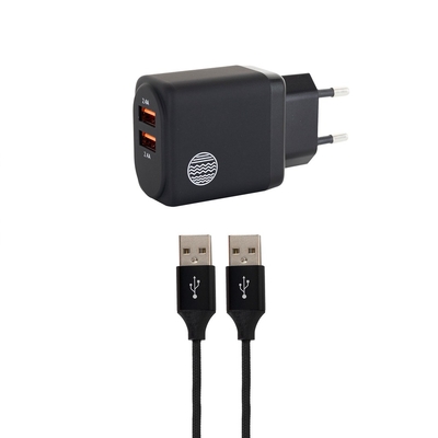 Product Φορτιστής Πρίζας Our Pure Planet 2 USB PORTS 4.8A base image