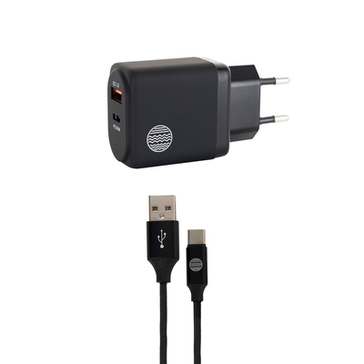 Product Φορτιστής Πρίζας Our Pure Planet 1 USB + 1 USBC EU base image